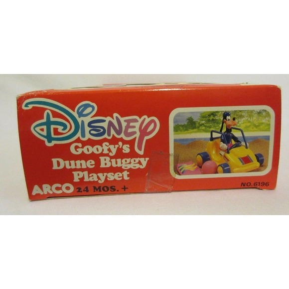 Vintage Walt Disney ARCO TOYS Goofy's Dune Buggy Play Set #6196 Collectible RARE - Picture 6 of 9
